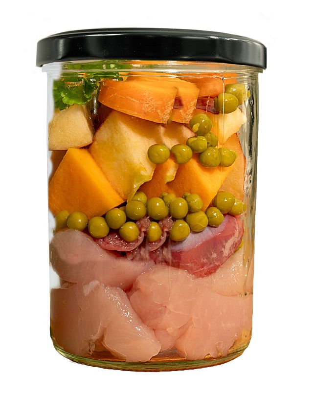 FIDELIS Huhn mit Süßkartoffel im Glas 6x400g