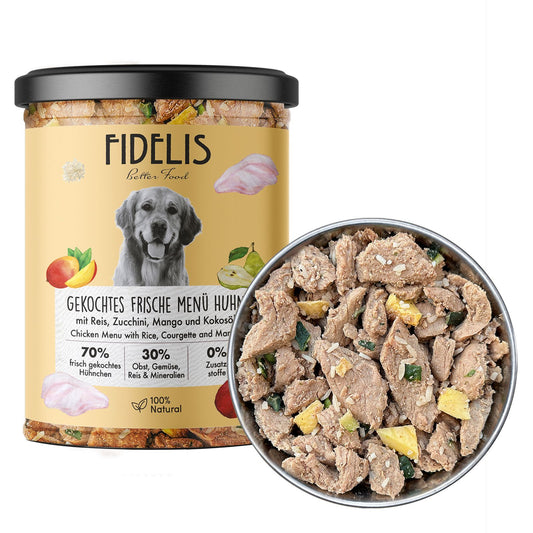 FIDELIS Huhn mit Mango im Glas 6x400g