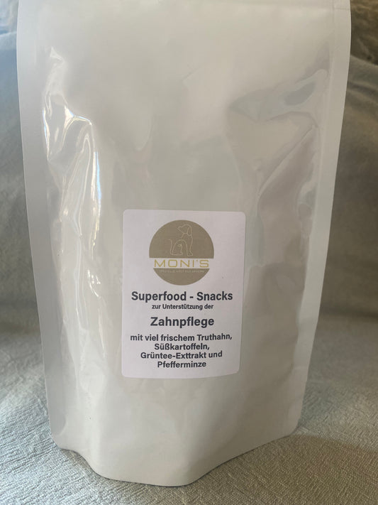 Moni`s Superfood - Snacks 95g zur Unterstützung der Zahnpflege